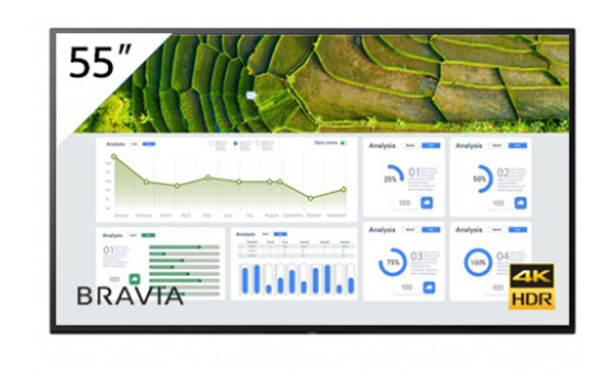 FW-55BZ30L 標(biāo)準(zhǔn)線 55英寸BRAVIA 4K HDR商用顯示器