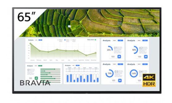FW-65BZ30L 標(biāo)準(zhǔn)線 65英寸BRAVIA 4K HDR商用顯示器